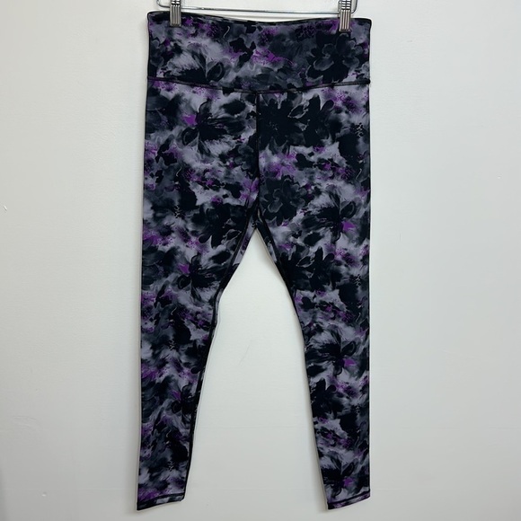Zyia Floral Watercolor SoftnSnug Legging 28" Size 8-10 - Picture 3 of 7
